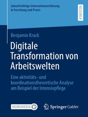 cover image of Digitale Transformation von Arbeitswelten